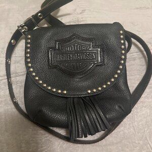 Leather Harley-Davidson Small Hand Bag